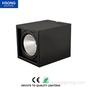 Frame carré de downlight monté surface gu10